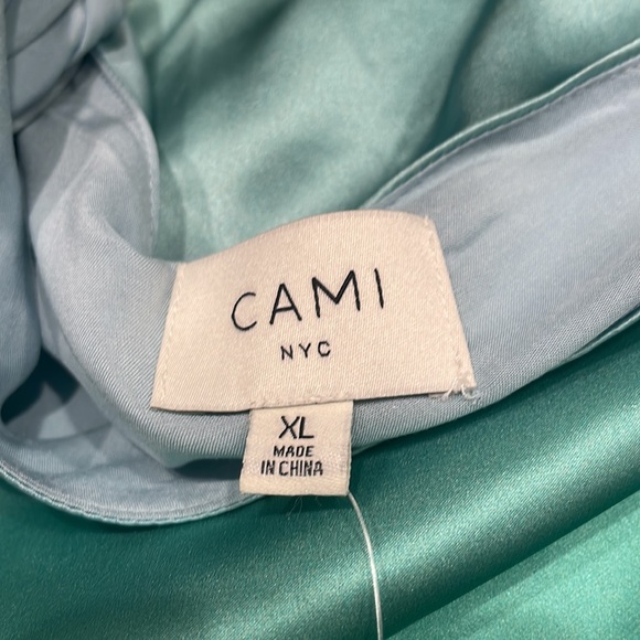 Brand new in ombré , green, mini shoulder dress - Picture 5 of 7